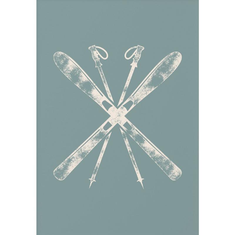 Vintage Ski Après Ski Travel Ski Landscape Winter Sports Art Poster Canvas Painting Wall Prints Picture Living Room Home Decor