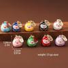 Nuovo Omamori Giapponese - Uomo Sognante Maneki-Neko Fukubukuro Campanella a Vento d'Acqua, Ciondolo Curativo per Zaino Scolastico