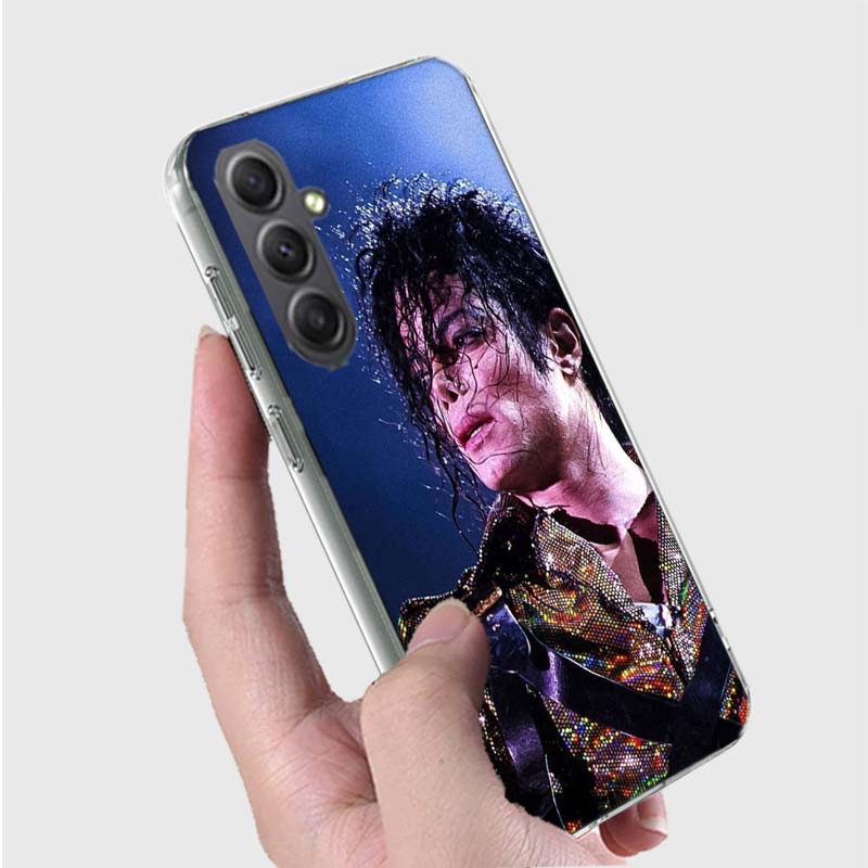 Michael Jackson Legendary Singer Phone Case for Samsung A16 A26 A36 A56 A17 A37 A57 A07 A06 A02S A03 A04S A05S Galaxy Note 20 10