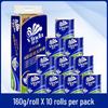Blaues Klassisches 4-lagiges Toilettenpapier