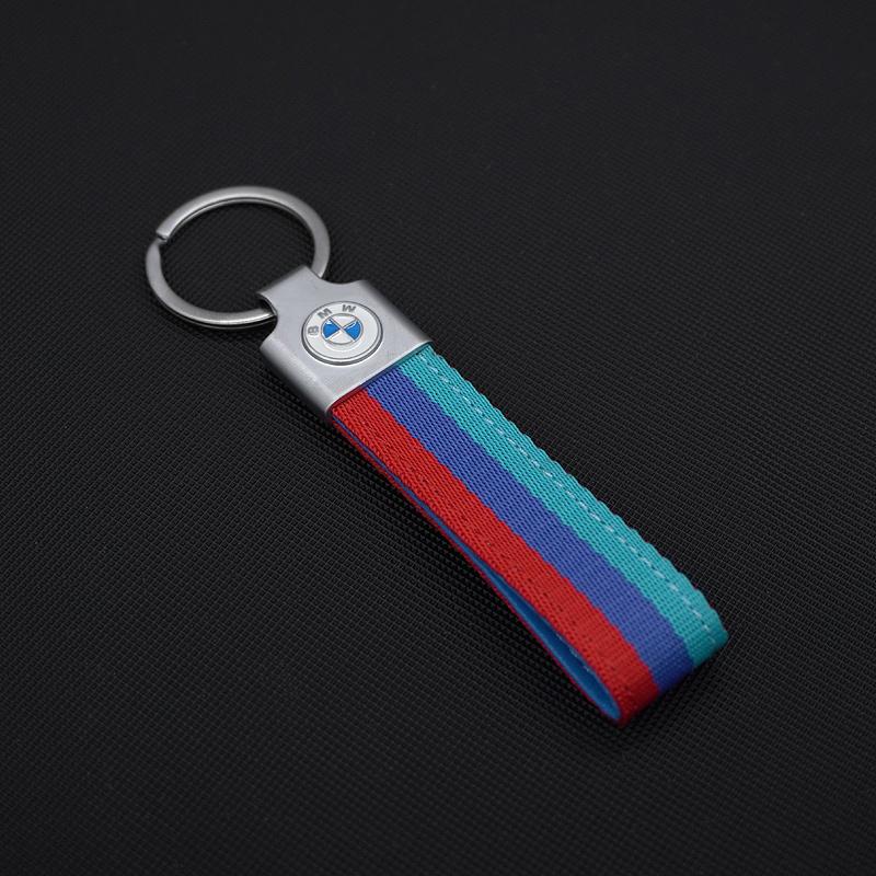 Chaveiro de Couro de Alta Qualidade Com Argola para Chaves com Logo de Carro Adesivo de Carro Para BMW M Power Performance M3 M5 X1 X3 X5 X6 E46 E39 E36 E60 E90 ir2
