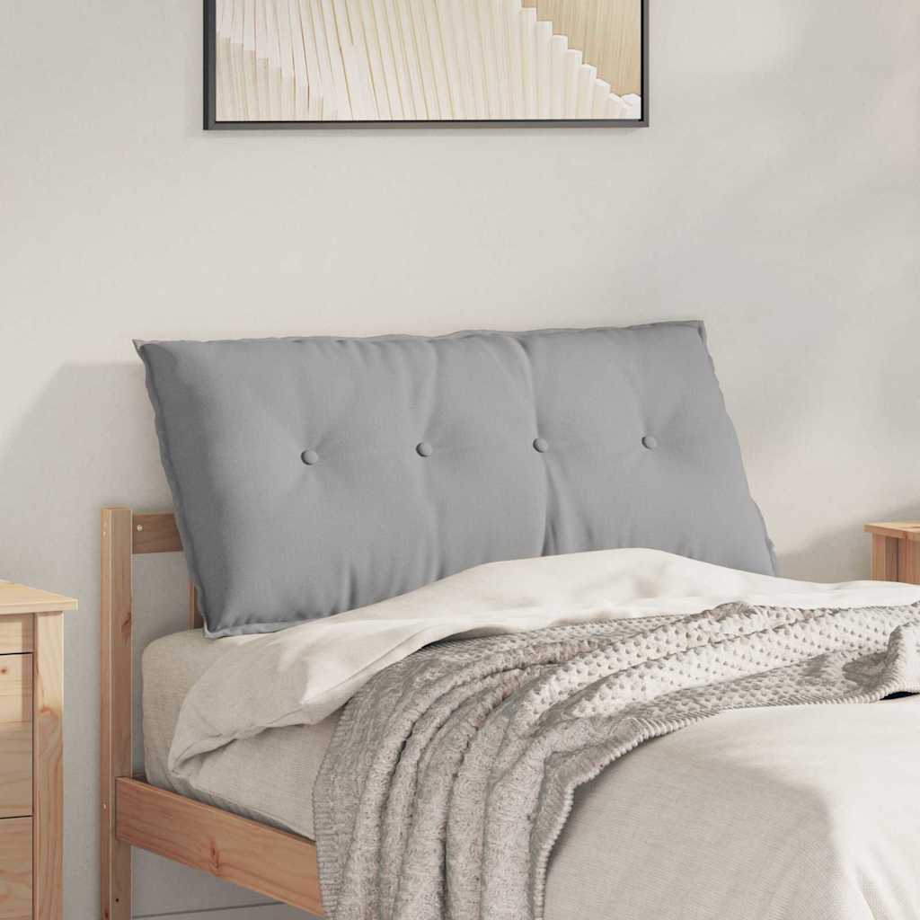 Back Cushion Cloud Grey 100 x 19 x 50 cm Fabric