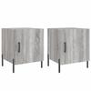 VidaXL Bedside Tables 2 Pcs Sonoma Grey 40x40x50cm Engineered Wood 827593