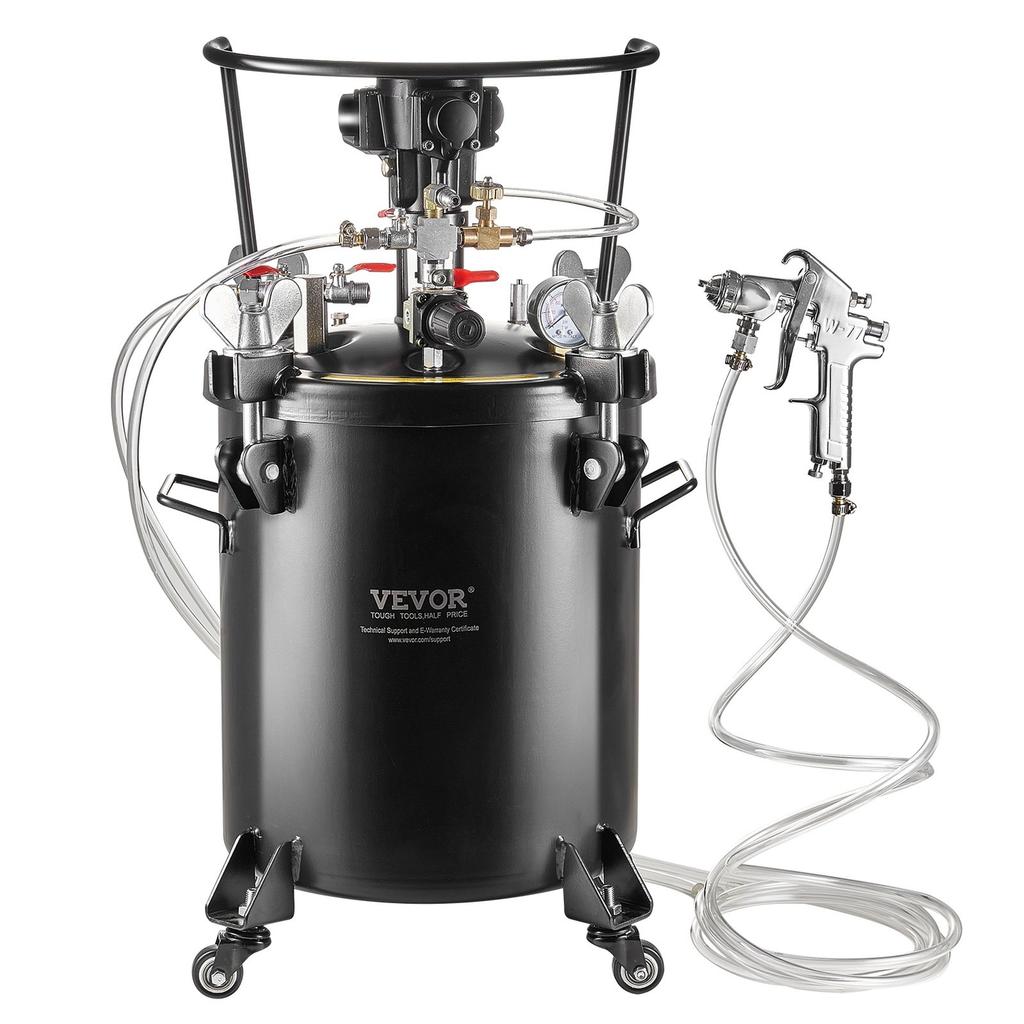 Réservoir à pression pour peinture en aérosol 30 L / 7,5 gal Agitation entièrement automatique 70 psi