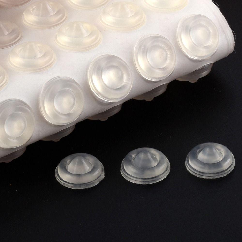 50Pcs/Sheet Rubber Silicone Anti-collision Particle Wall Cushion Stickers