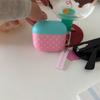 Japan and South Korea Contrasting Color Polka Dot Flower Pendant for AirPods 1 /pro1 Earphone Protective Case Cover Second and Third Generation New 