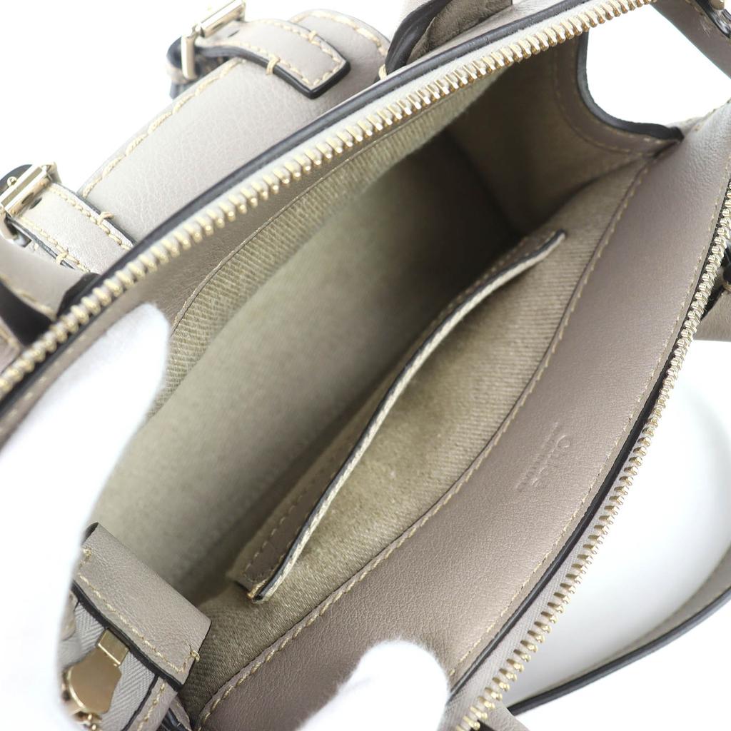 Excellent Chloe Shoulder Bag EDITH MINI BAG 2WAY handbag gray CHC21WS451F43053 Used
