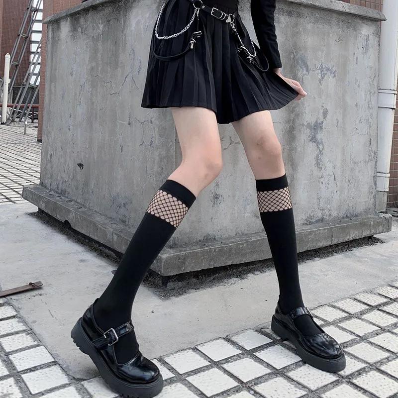 Lace Jk Socks Knee Thigh High Jk Gilrs Lace Pile Sexy Lolita Stockings High Knee Fish Net Jk Stockings