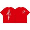 Rapper The Weeknd Merch T-shirt Men Women Fashion Hip Hop Short Sleeves Oversized Streetwear Y2k High Quality Female Male Clothing