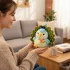 PP Cotton Green Peacock Plush Doll Collection Stuffed Animal Bag Pendant Jewelry Accessories