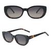 Cat Eye Sunglasses TR90 Frame Polarized Minimalist Design Shades Acetate Temple Women Fashion Gradient Lens Classic Goggles