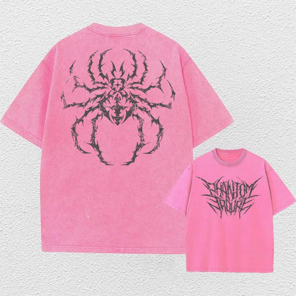 Anime Hunter X Hunter Wash Trička Pánská Vintage Prané Tričko Harajuku Oversize Bavlněné Tričko Bavlna Móda Streetwear Top