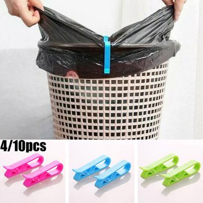 Waste Dustbin Bag Clips 4/10pcs Clip Clips Garbage