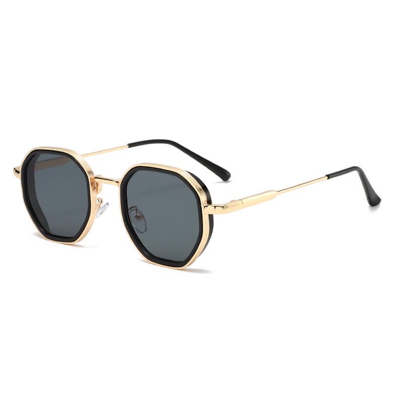 2026 European-American Metal Polygon Sunglasses: Stylish Sun Protection Eyewear