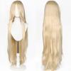 Parrucca Cosplay Lunga Dritta 100CM Multicolore Rosa Biondo Nero Parrucca Costume Anime Parrucca Cos Sintetica Universale Parrucca per Uso Quotidiano Feste