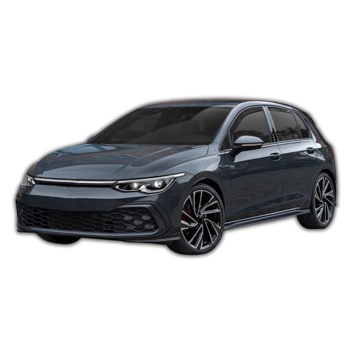 Déflecteurs d'air - SCOUTT - Volkswagen Golf 8 - Fumé - Acrylique renforcé - Installation facile