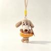 Bag Charm Dachshund Plush Pendant Pet Lovers Puppy Hanging Toy Funny Sausage Dog Keychain  Kids Toy