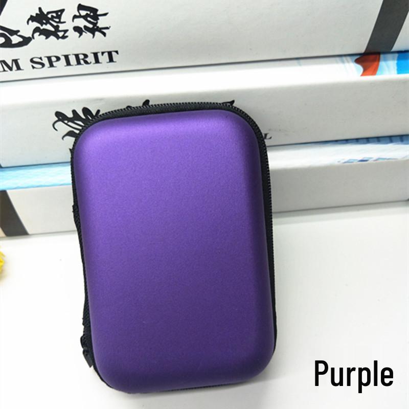 Rectangular EVA Earphone & Data Cable Zipper Storage Bag