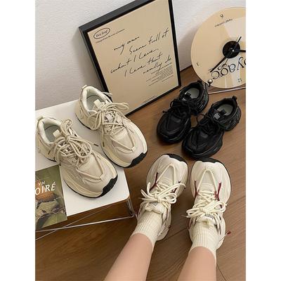 Jinmi, the New Retro Dad Shoes for Women In Autumn and Winter, Korean Version, Student Versatile Platform Sports Shoes for Women
