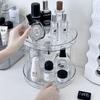 360° Rotatable Desktop Cosmetic Rack Bathroom Shelf Large-capacity Perfume Aromatherapy Skin Care Product Storage Rack Organize
