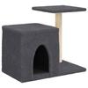 VidaXL Cat Tree with Sisal Scratching Posts Dark Grey 50.5 Cm 172126