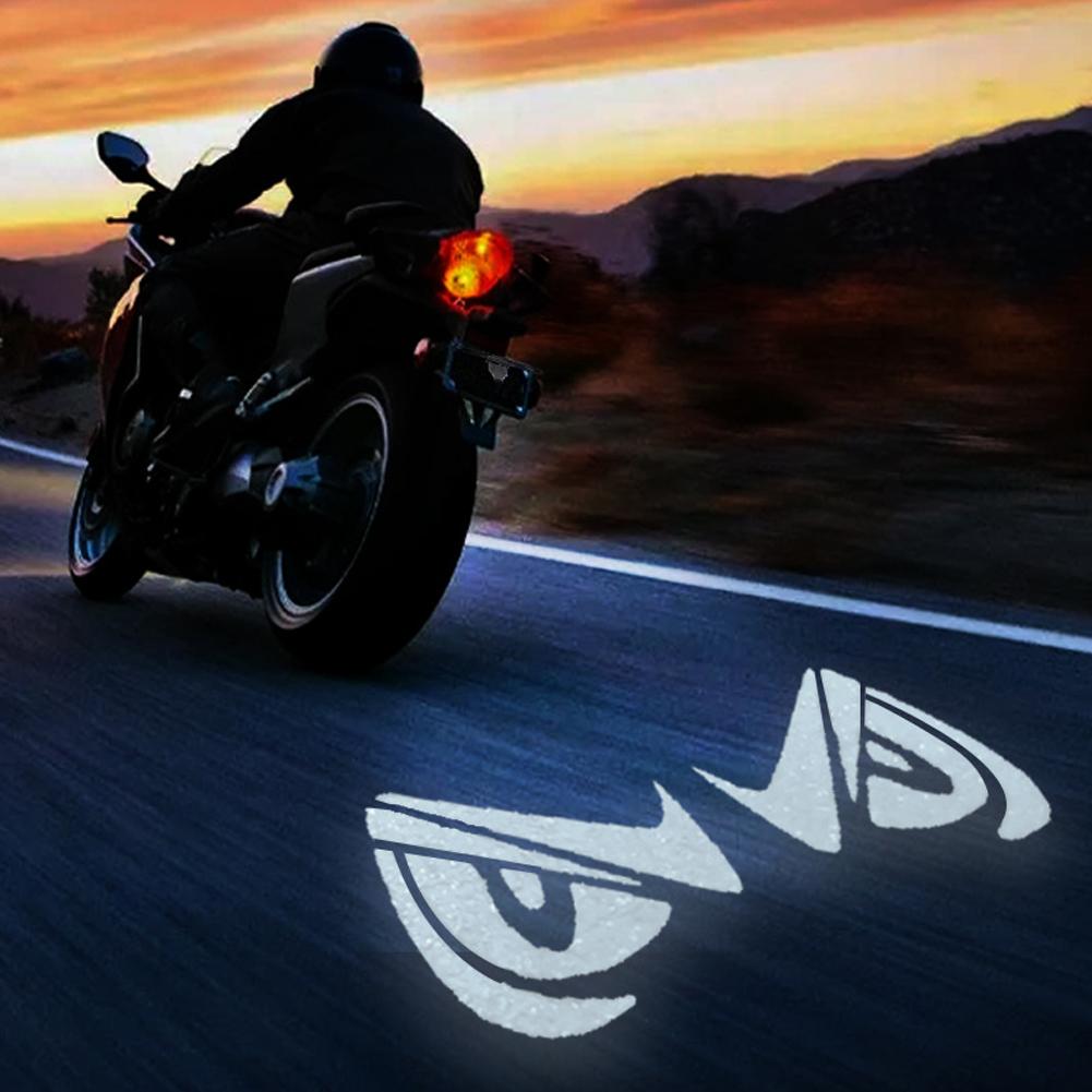 12V Motorcycle Devil Eye Light LED Underbody Light Projector Lamp LED Brake Taillights Motorcycle Decorative Accessories