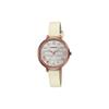 30 Meters Waterproof, Quartz Movement, Leather Strap, Japanese and Korean Watch, Women's Watch, Silver Dial LTP-E160RL-7A