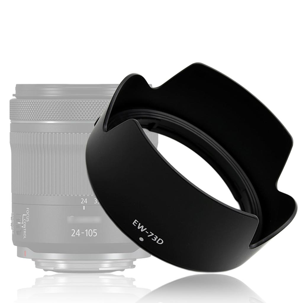 Canon Compatible Lens Hood for Canon IS Canon RF IS and Canon IS USM Lenses EW-73D RF28-70mm f/2.8 STM, 24-105mm f/4-7.1 STM, EF-S 18-135mm f/3.5-5.6