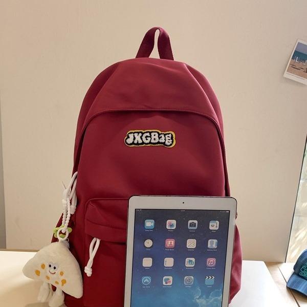 Schoolbagins Small Fresh School Bag Female Elementary School Girls Simple Versatile Large Capacity Backpack High School Students Junior High School