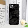 Aesthetic Stylish Cool Black Dragon Printed Phone Case for iPhone 17 16 12 11 14 13 15 Pro Max Mini XS MAX XR 7 Plus Soft Cover