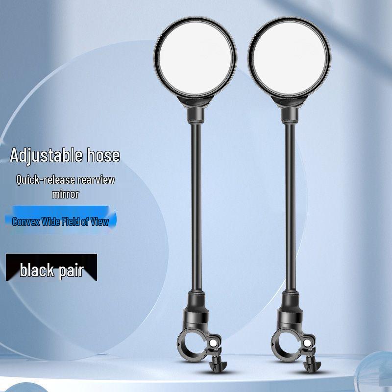 

HD Flat Rearview Mirror for Bicycles & E-Bikes - Cycling & Mountain Bike Accessory