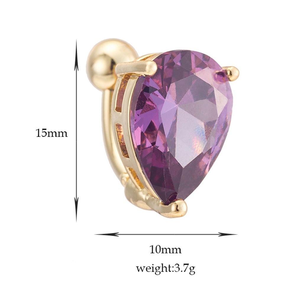 Fake Piercing Attractive Nice Dance Navel Belly Button Rings Umbilical Nail Body