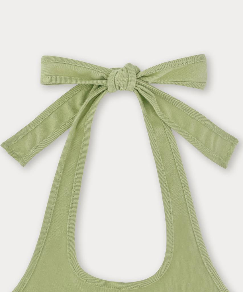 Sseomweeobeoteo Halter Pendant Sleeveless - Olive