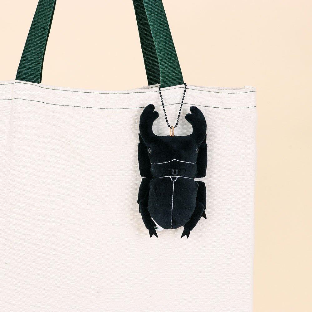 Carolata Giant Stag Beetle Plush Mascot (Realistic Insectwith Chain) Cute Stag Beetle Keychain Doll Gift (Twice Tested)  Christmas Present