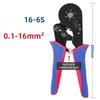 Ferrule Crimping Tool HSC816-6S 0.1-16mm²/27-5AWG Tubular Terminal Mini Crimper Pliers For Large Size Terminals Electrical Clamp