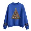 Women's Fashion Casual Round Neck Long Sleeve Christmas Printed Sweatshirt