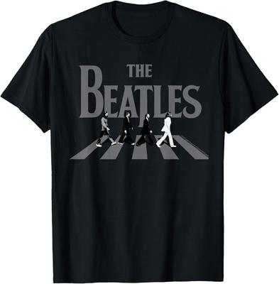 The Beatles - Abbey Road Graustufen Albumcover T-Shirt