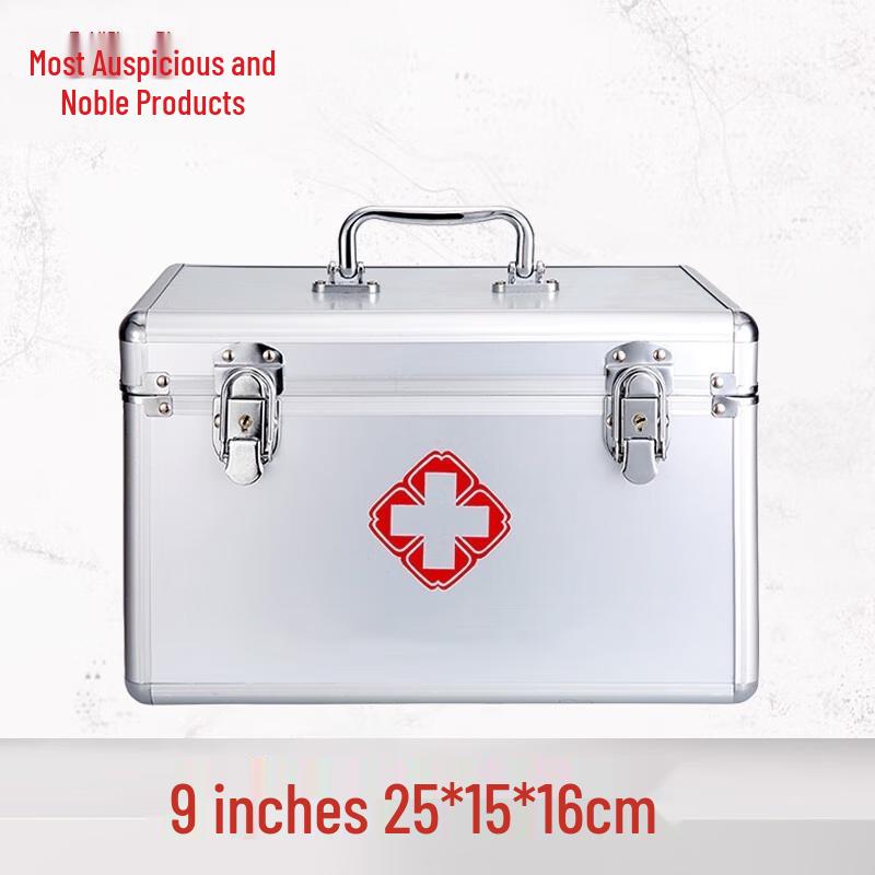 Aluminum Alloy Portable First Aid & Storage Box