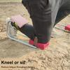 Kniesitz für Gartenarbeit Aufschnallbarer Kniesitz Ergonomisches Kniekissen für Maurer Tragbar