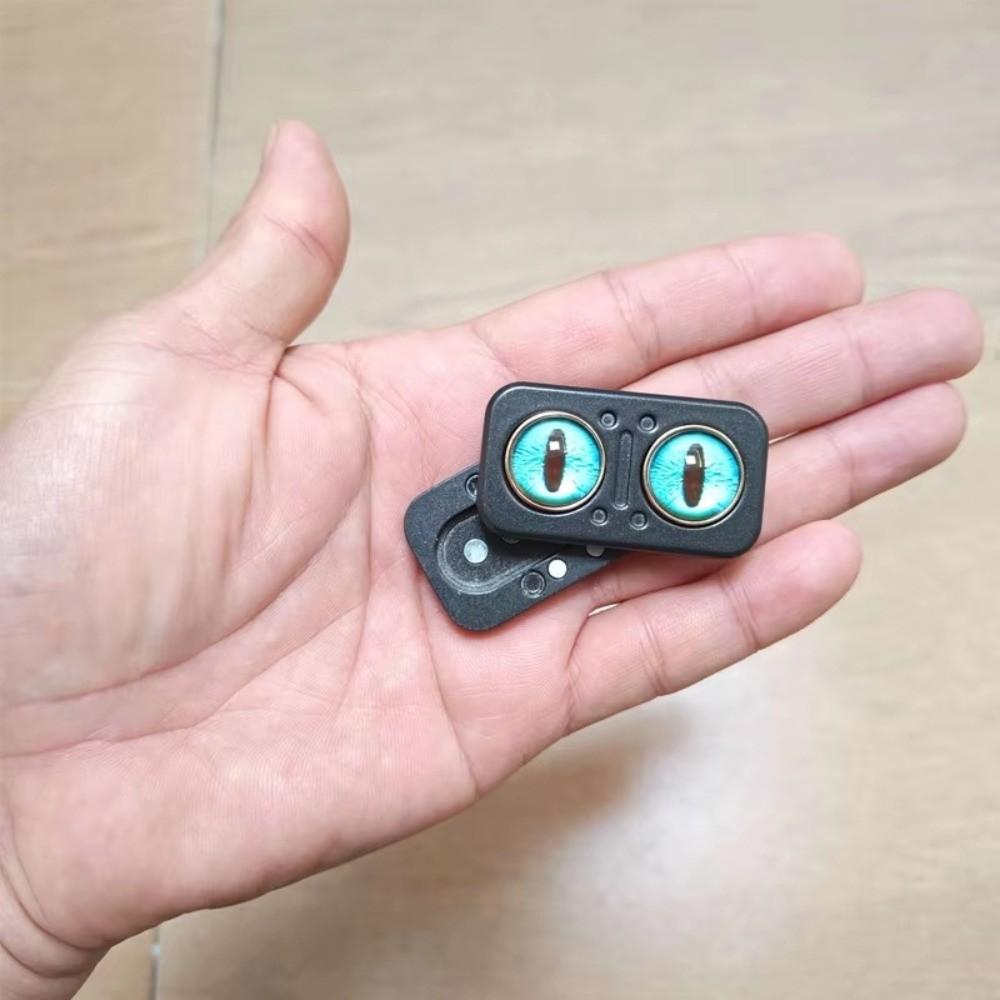 Silent Haptic Fidget Slider Rotating Snap Coin Fidget Spinning Toy Office Leisure Toy