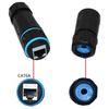 Cat6 RJ45 Ethernet Coupler 1Gbps Data Speed IP68 Waterproof and Dustproof for Networking Connection