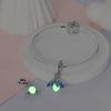Blue Luminous Firefly Pendant Copper Original Beads Fit Original Charms Bracelet Beads Jewelry Gifts For Women