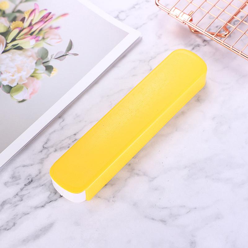Cutlery Straw Plastic Storage Box Chopsticks Fork Spoon Pull Box Outdoor Travel Portable Tableware Empty Box