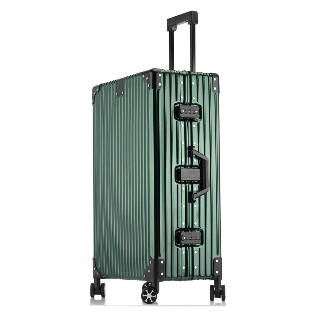 Aluminum-Magnesium Alloy Trolley Case with Universal Wheels