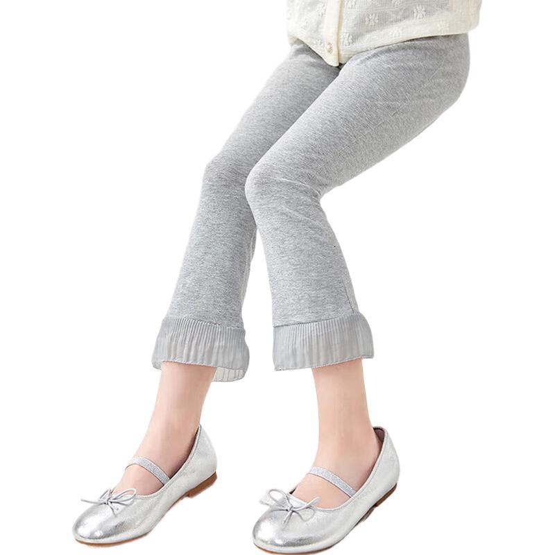 DEESHA Girls Flared Lace Hem Leggings 130