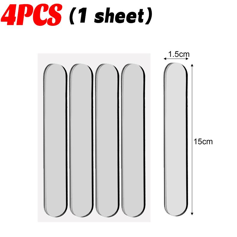 Silicone Self Adhesive Buffer Pads Refrigerator Anti-collision Strip Door Stopper Cabinet Bumpers Transparent Wall Protector Pad