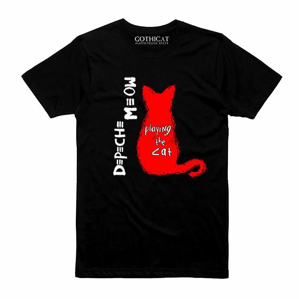 Depeche Meow  Играющий кот - Футболка L