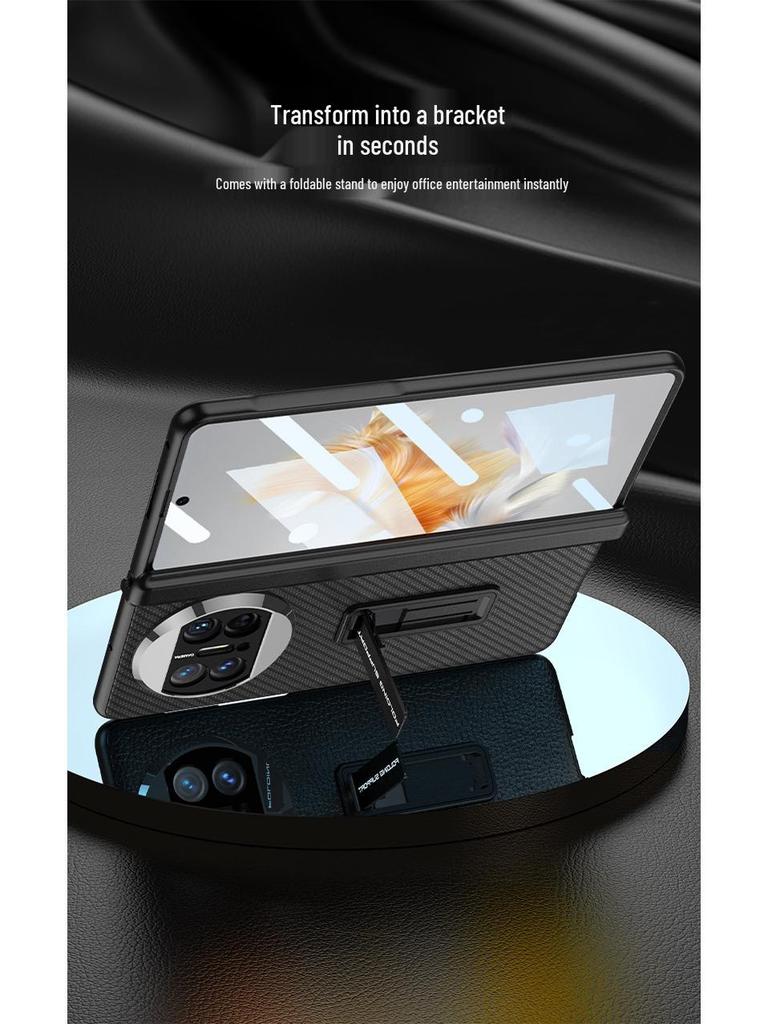 Huawei MateX3 Full Coverage Leather Hard Shell Case - Simple, Durable, Anti-Fall Design