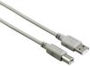 HAMA Premium USB 2.0 Type A-B Cable, 5 M, Gray