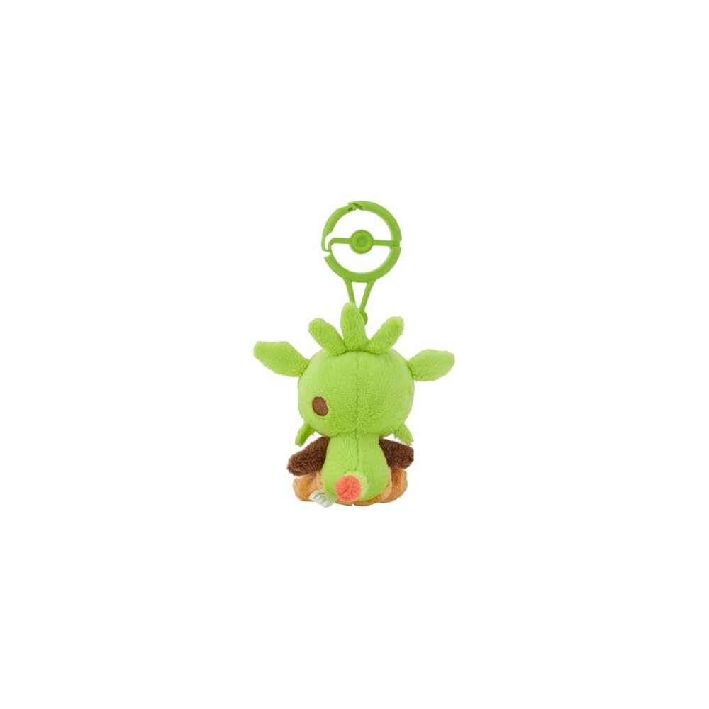 Pokemon Center Original Harimaron Keychain Mascot with Carabiner Green
